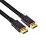 Club 3D CAC-1069B DisplayPort 1.4 HBR3 -kaapeli, 8K 60 Hz, 32,4 Gbit/s, DSC 1.2, VESA-sertifioitu, uros/uros, 4 m, musta