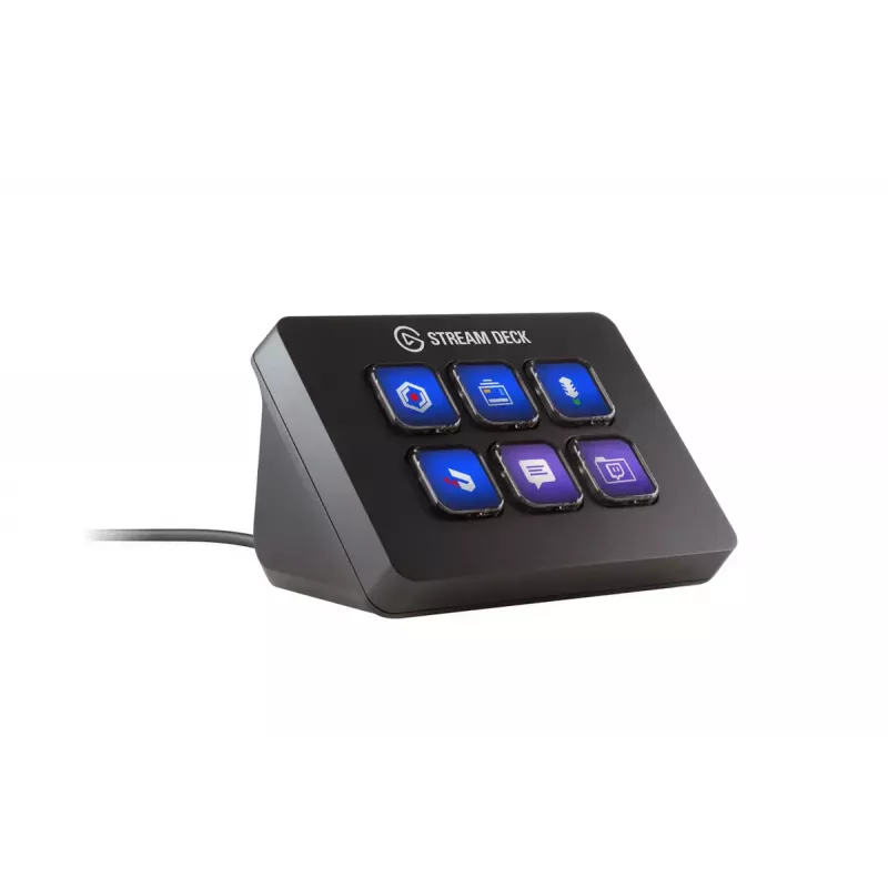 Pelikäyttöön tarkoitettu näppäimistö Elgato Stream Deck Mini