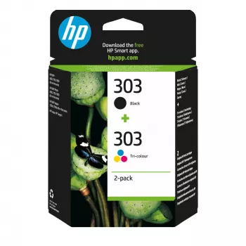 HP mustepatruuna 303 3YM92AE monipakkaus musta & väri