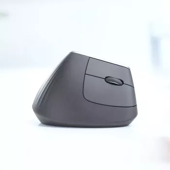Ergonominen langaton hiiri Logitech MX Vertical, MX Vertical, 4000 DPI, RF Wireless + Bluetooth, oikeakätinen, grafiitti, toimistokäyttö