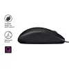 Logitech B110 Silent -hiiri, langallinen, USB, musta