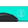 Logitech B110 Silent -hiiri, langallinen, USB, musta