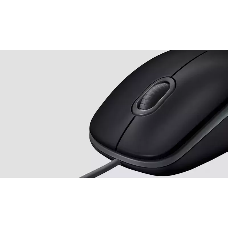 Logitech B110 Silent -hiiri, langallinen, USB, musta