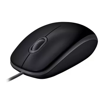 Logitech B110 Silent -hiiri, langallinen, USB, musta