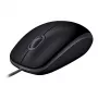 Logitech B110 Silent -hiiri, langallinen, USB, musta