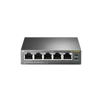TP-Link 5-porttinen Gigabit Desktop PoE -kytkin, 4 porttia, hallitsematon, Gigabit Ethernet (10/100/1000), Power over Ethernet (PoE)