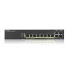 Zyxel GS1920-8HPV2, hallittava Gigabit Ethernet (10/100/1000), Power over Ethernet (PoE), musta