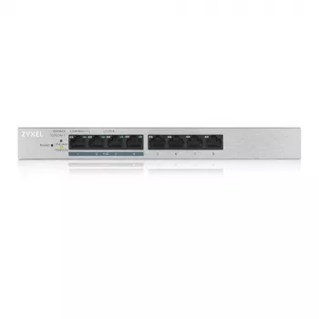 Zyxel GS1200-8HP v2, hallittava Gigabit Ethernet (10/100/1000), Power over Ethernet (PoE), harmaa