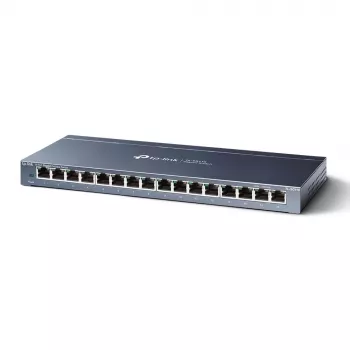 TP-Link 16-porttinen Gigabit Desktop -verkkokytkin, hallitsematon, Gigabit Ethernet (10/100/1000), full duplex