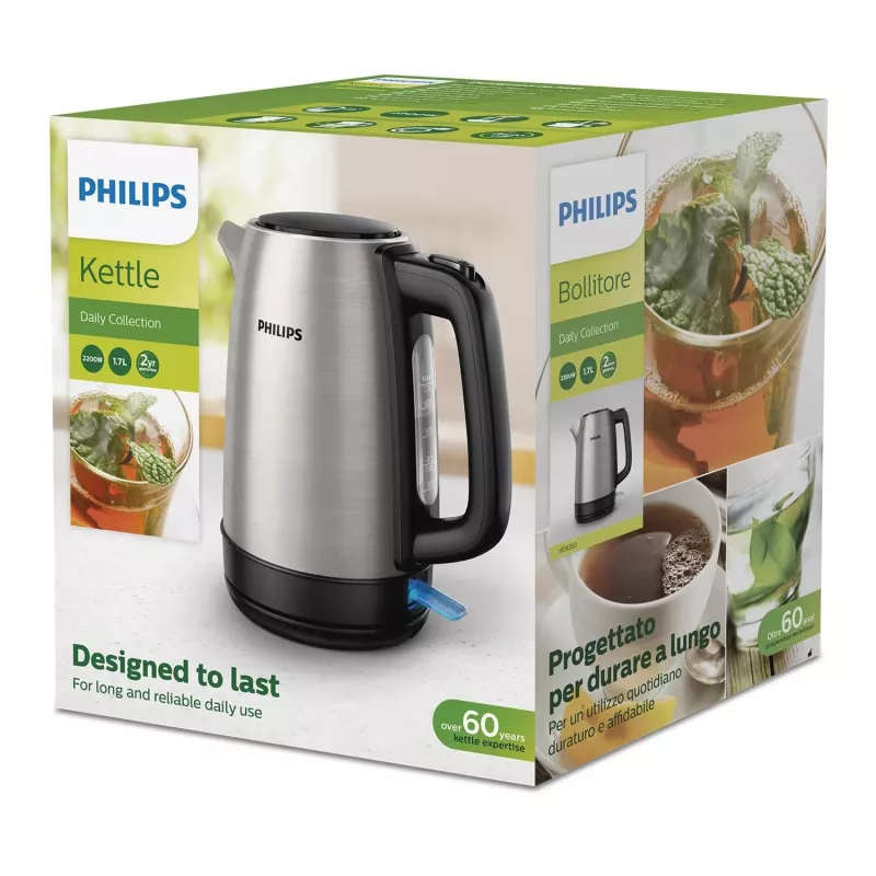 Philips Daily Collection HD9350/90 -vedenkeitin, 1,7 L, 2200 W