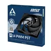 ARCTIC P14 PWM PST -paineoptimoitu 140 mm -tuuletin, PWM PST