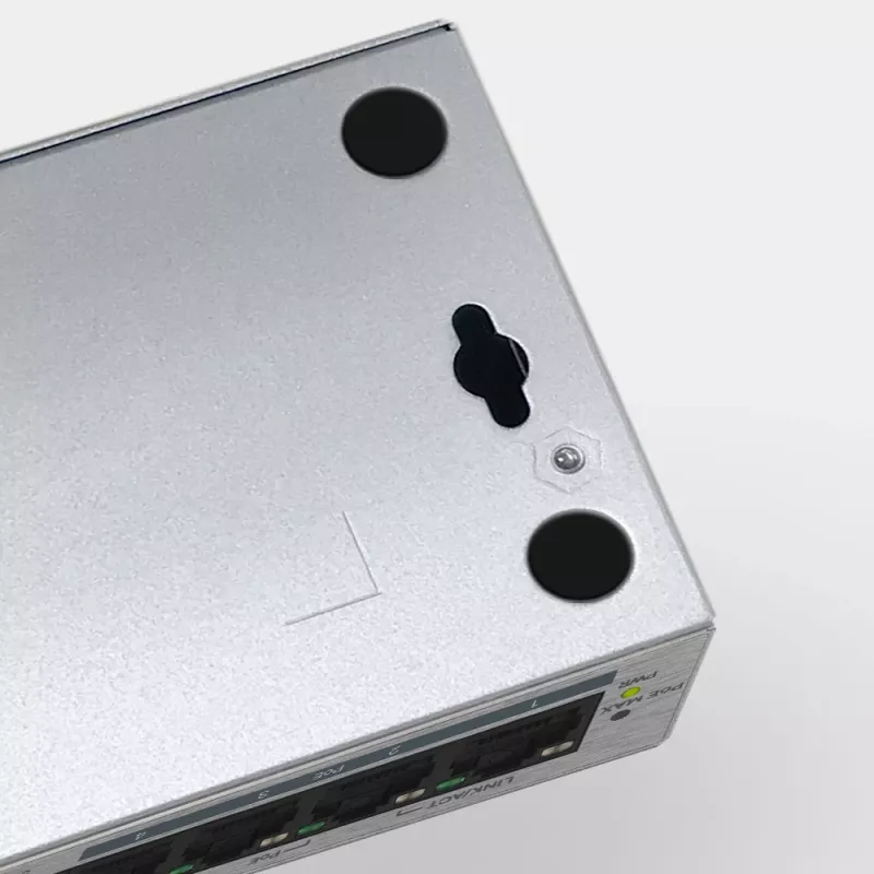 Zyxel GS1005HP hallitsematon Gigabit Ethernet (10/100/1000) Power over Ethernet (PoE) hopea