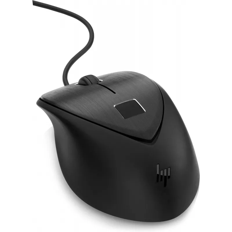 HP USB-sormenjälkihiiri, molempikätinen, USB Type-A, musta