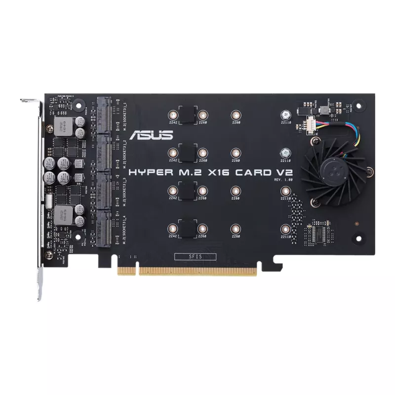 ASUS HYPER M.2 X16 CARD V2 liitäntäkortti / sovitin, sisäinen