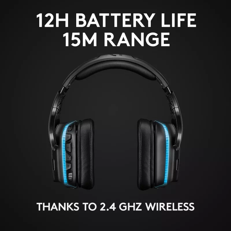 LOGITECH G935 langaton 7.1 Surround Sound Lightsync -pelikuuloke – 2,4 GHz