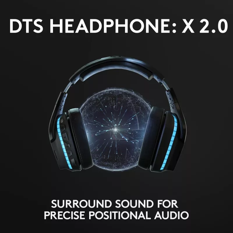 LOGITECH G935 langaton 7.1 Surround Sound Lightsync -pelikuuloke – 2,4 GHz