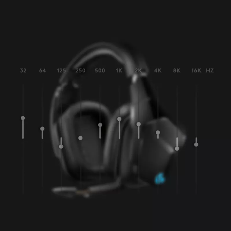 LOGITECH G935 langaton 7.1 Surround Sound Lightsync -pelikuuloke – 2,4 GHz