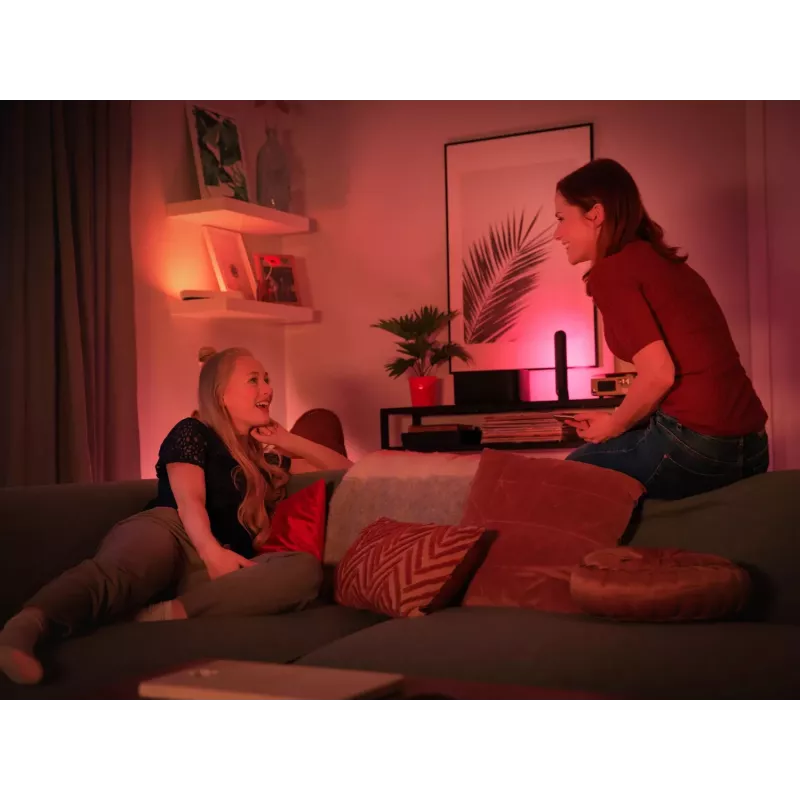 Philips Hue valkoinen ja värillinen ambience Play -valonauhatuplapakkaus