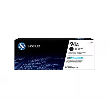 HP 94A alkuperäinen LaserJet-värikasetti musta, 1200 sivua, musta, 1 kpl