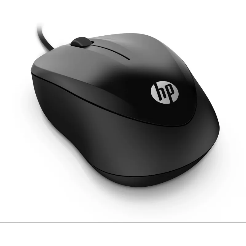 HP kaapelihiiri 1000, molempikätinen, USB Type-A, 1200 DPI, musta