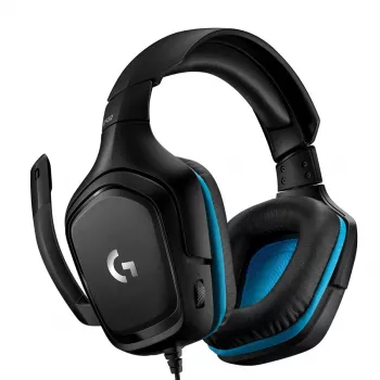 LOGITECH G432 - USB / 3.5mm - pelikuuloke - 7.1 Surround - sininen