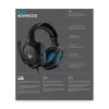 LOGITECH G432 - USB / 3.5mm - pelikuuloke - 7.1 Surround - sininen
