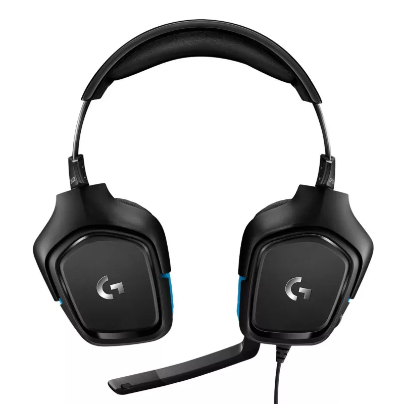 LOGITECH G432 - USB / 3.5mm - pelikuuloke - 7.1 Surround - sininen