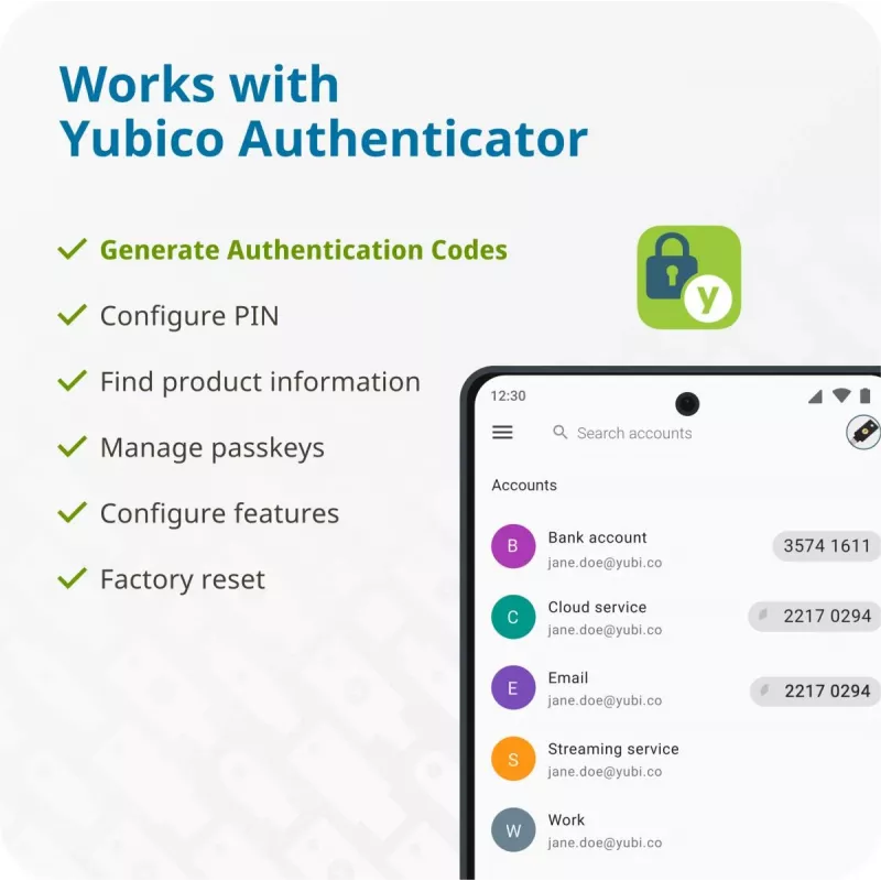 YUBICO YubiKey 5 NFC