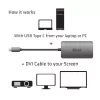 CLUB3D USB3.2 Gen1 Type-C - Dual Link DVI-D HDCP ON Version aktiivinen adapteri M/F