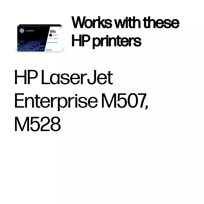 HP 89A Original LaserJet värikasetti, musta