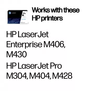 Värikasetti HP 59X High Yield CF259X 10000 sivua musta
