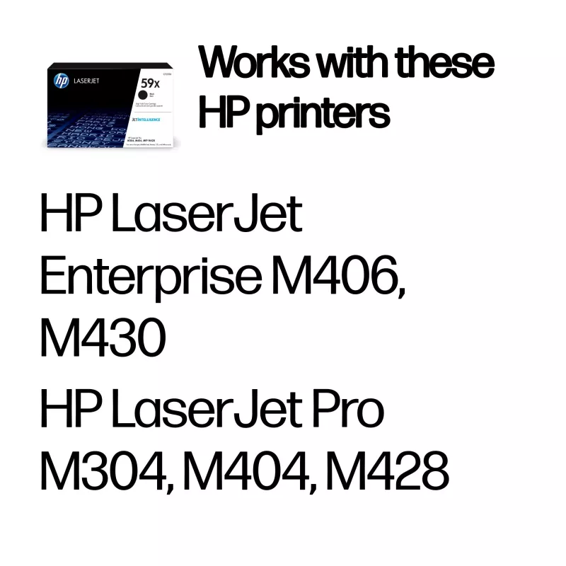 Värikasetti HP 59X High Yield CF259X 10000 sivua musta