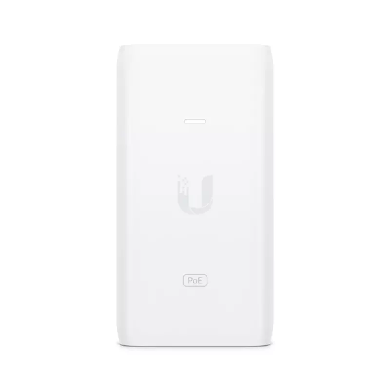 Ubiquiti U-POE-AF PoE-injektori, 802.3af, 48 V, 15 W, Gigabit Ethernet, valkoinen