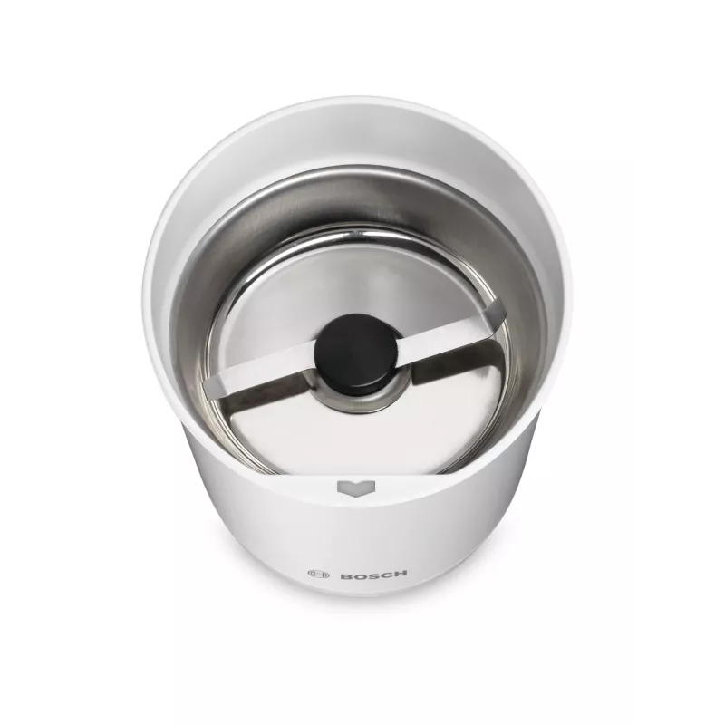 Teräkahvimylly Bosch TSM6A011W, 180 W, 75 g kapasiteetti, valkoinen