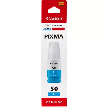 Canon GI-50 C, High Yield, mustepullo, syaani