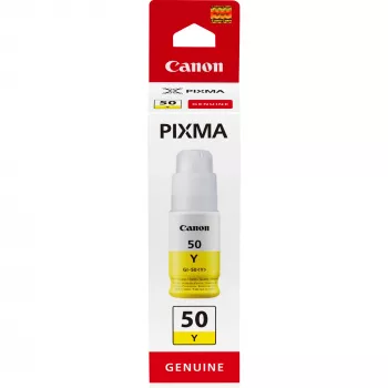 Canon GI-50 Y, suuri kapasiteetti, mustepullo, keltainen