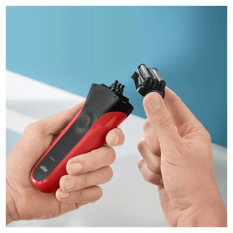 Braun Series 3 300s kalvosarjanajaja trimmeri musta, punainen