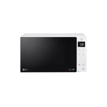 LG MS 23 NECBW musta, valkoinen solo-mikroaaltouuni liesituulettimella 23 L 1000 W