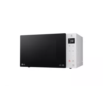 LG MS 23 NECBW musta, valkoinen solo-mikroaaltouuni liesituulettimella 23 L 1000 W