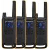 Kaksisuuntainen radiopuhelin Motorola Talkabout T82 Extreme Quad Pack — 4× PMR-käsilaitetta, 16 kanavaa, IPX4, 500 mW, NiMH ladattava, Micro-USB