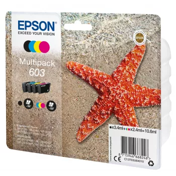 Epson C13T03U64010 mustepatruuna 1 kpl alkuperäinen vakiokapasiteetti musta, syaani, magenta, keltainen