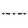 Goobay 79566 ulkokäyttöön tarkoitettu RJ45-liitin, CAT 6 STP, IP68, 2x RJ45-naaras, 12 cm, musta