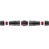 Goobay 79566 ulkokäyttöön tarkoitettu RJ45-liitin, CAT 6 STP, IP68, 2x RJ45-naaras, 12 cm, musta