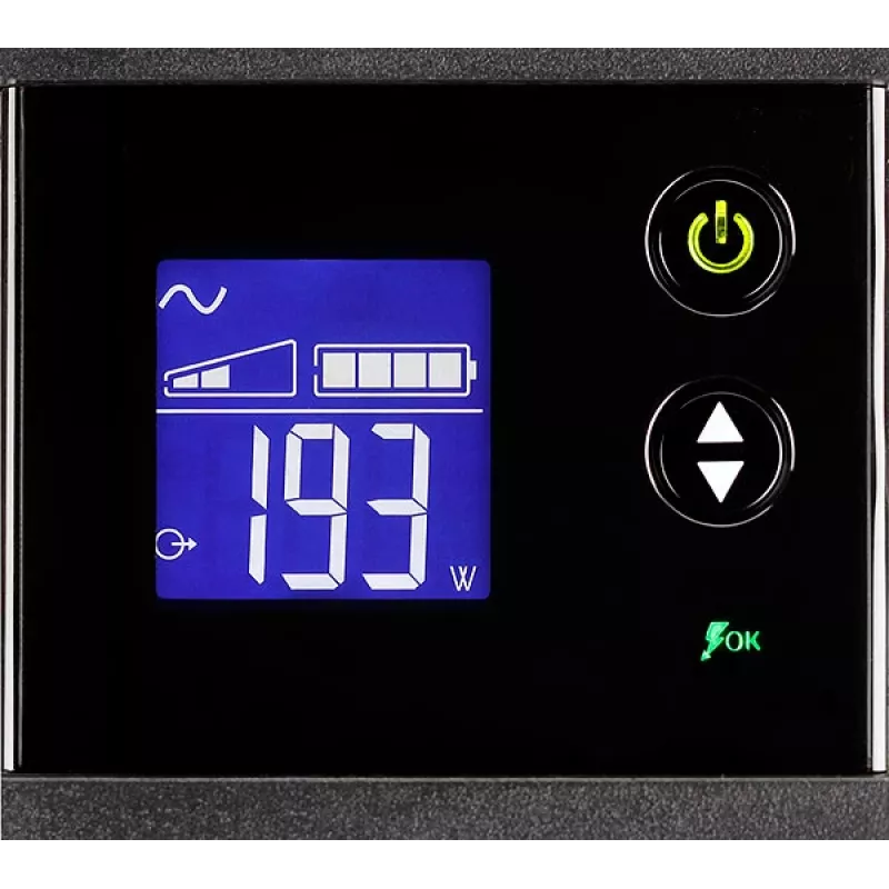 UPS Eaton Ellipse PRO 1200 FR 1,2 kVA / 750 W Line-Interactive, 8x Type E -pistorasiaa, LCD, Rack 2U/Tower