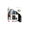 Kingston Technology Canvas Select 64GB microSDXC Plus 100R A1 C10 -kortti + ADP
