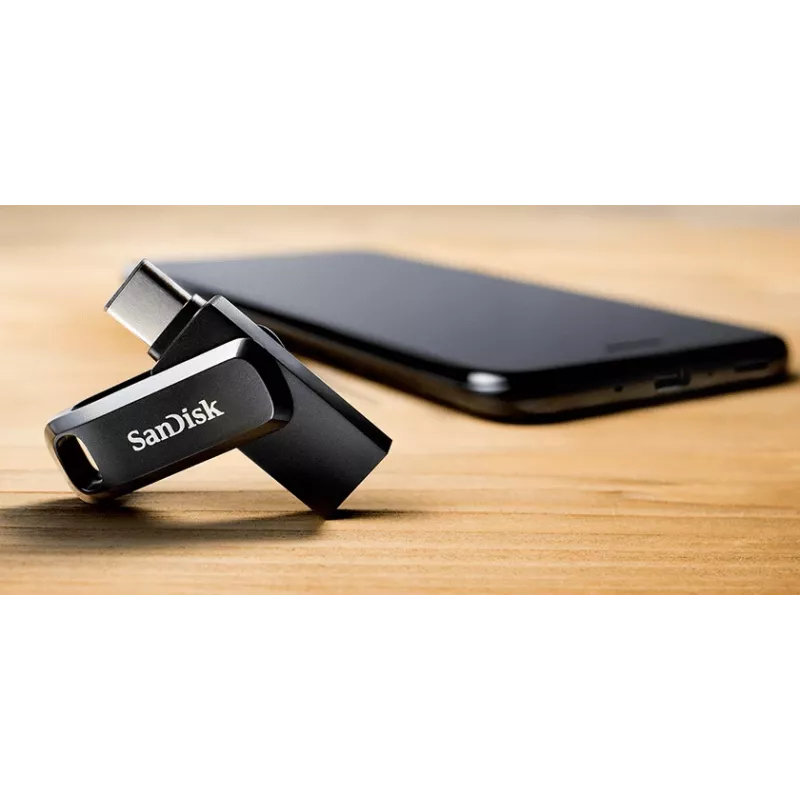 WESTERN DIGITAL SanDisk Ultra Dual Drive Go - 64GB USB-muistitikku - USB-C / USB-A