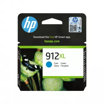 HP 912XL alkuperäinen suuren riiton mustekasetti syaani