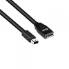 Club 3D CAC-1121 Mini DisplayPort - DisplayPort 1.4 jatkokaapeli, 8K60Hz, DSC 1.2, HBR3, HDR, 32AWG, M/F, 1 m (3,28 ft), musta