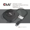 CLUB3D USB Type C 3.2 Gen 1 Multi Stream Transport (MST) -keskitin DisplayPort 1.4 kolmen näytön