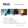 CLUB3D USB Type C 3.2 Gen 1 Multi Stream Transport (MST) -keskitin DisplayPort 1.4 kolmen näytön